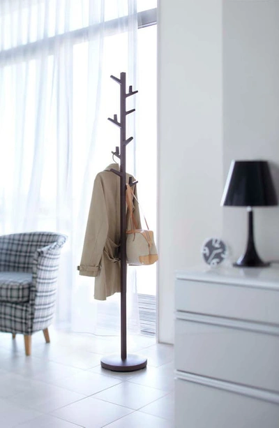 Shop Yamazaki Branch Coat Hanger In Brown