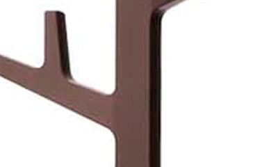 Shop Yamazaki Branch Coat Hanger In Brown