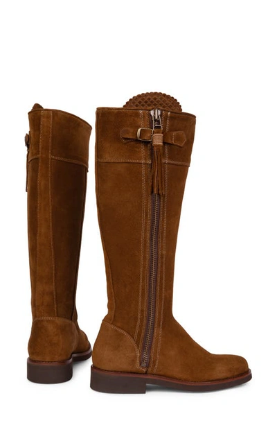 Penelope Chilvers Artisan Tassel Knee High Boot In Peat