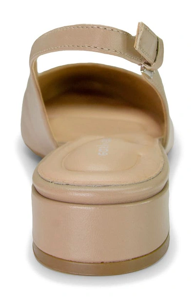 Easy Spirit Women's Cassius Eflex Low Block Heel Slingback Pumps In Medium Natural 101