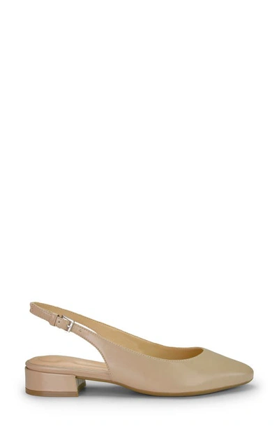 Shop Easy Spirit Cassius Slingback Flat In Medium Natural 101