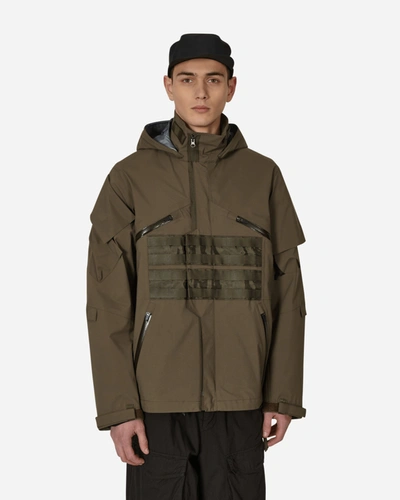 Shop Acronym 3l Gore-tex® Pro Tec Sys Interops Jacket In Green