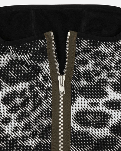 Shop Acronym Modular Zippered Power Stretch® Neck Gaiter Leopard In Multicolor