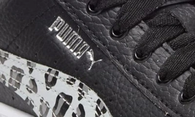 Shop Puma Kids' Mayze Wild Platform Sneaker In  Black-cool Dark Gray