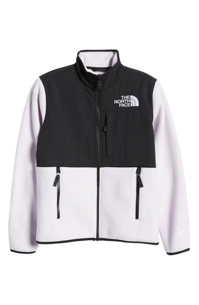Shop The North Face Kids' Denali Fleece Jacket In Lavender Fog