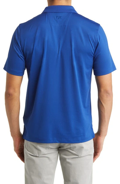 Cutter & Buck Forge Drytec Solid Performance Polo In Tour Blue