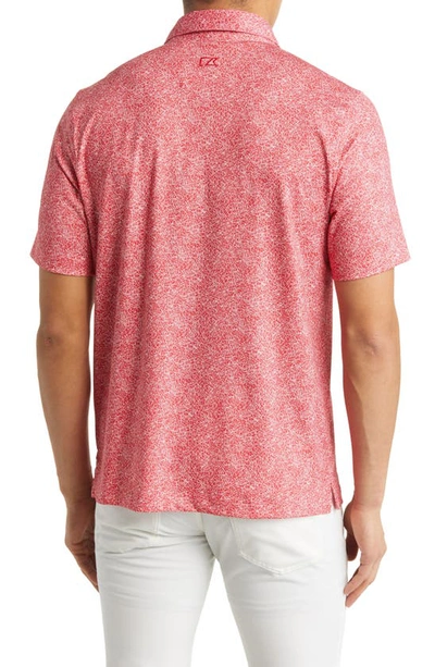 CUTTER & BUCK CUTTER & BUCK PIKE CONSTELLATION PRINT PERFORMANCE POLO 
