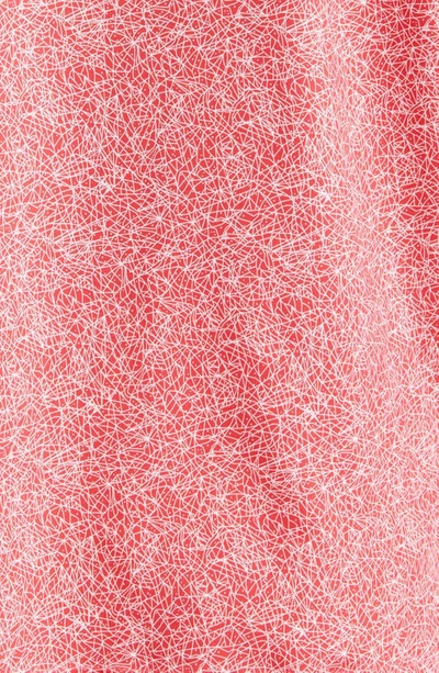 Cutter & Buck Pike Constellation Print Performance Polo In Red