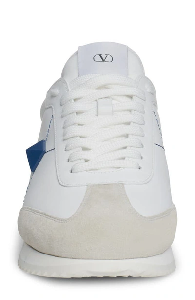 Shop Valentino Retrorunner Sneaker In Bianco/ Avio/ Ghiaccio