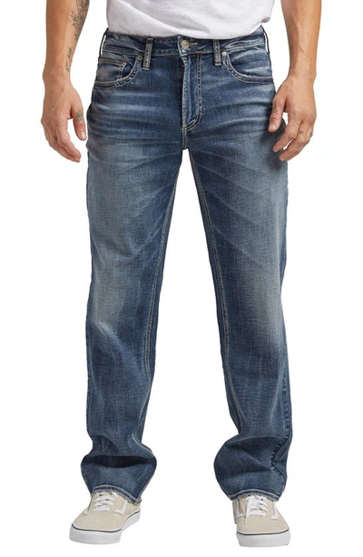Shop Silver Jeans Co. Grayson Classic Fit Straight Leg Jeans In Indigo