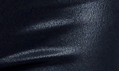 L Agence Marty Coated High Waist Flare Leg Jeans In Noir Coated