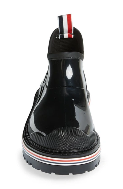 Shop Thom Browne Molded Rubber Garden Boot In Black