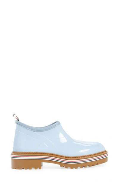 Shop Thom Browne Molded Rubber Garden Boot In Medium Blue