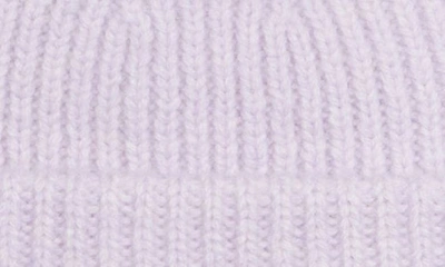 Shop Acne Studios Pana Face Wool Beanie In Purple Melange