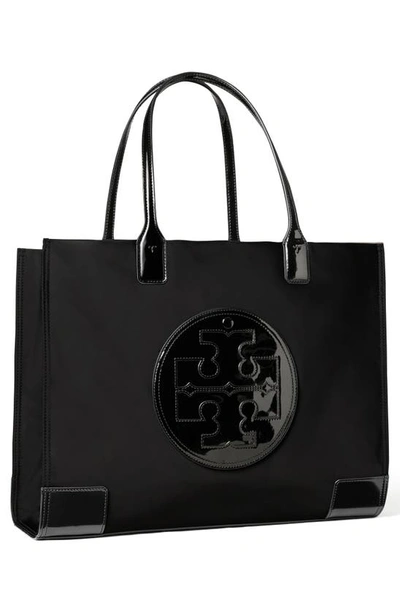 Tory Burch Ella Shopping Bag In Black