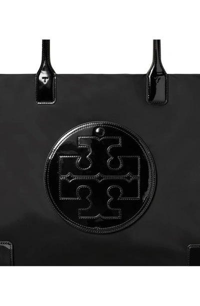 Tory Burch Ella Shopping Bag In Black
