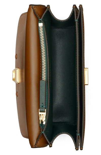 Tory Burch Eleanor Small Convertible Shoulder Bag In Moose