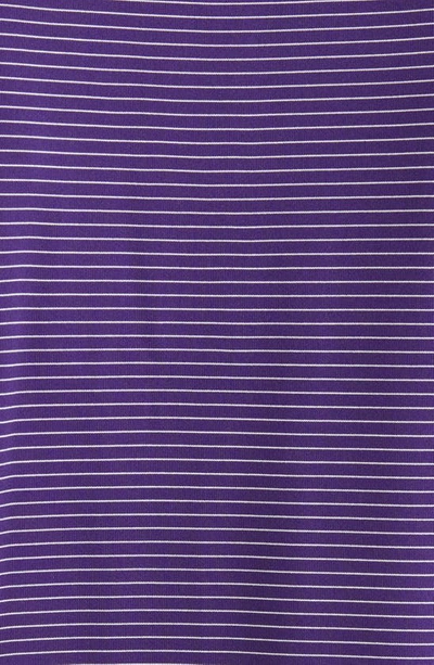 Shop Cutter & Buck Forge Drytec Pencil Stripe Performance Polo In College Purple