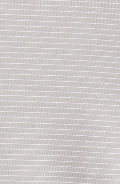 Cutter & Buck Forge Drytec Pencil Stripe Performance Polo In Polished