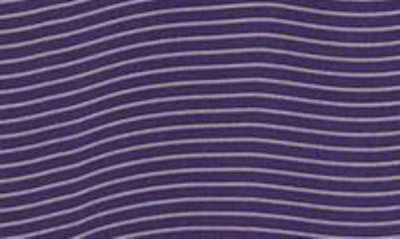 Shop Cutter & Buck Forge Drytec Pencil Stripe Performance Polo In College Purple