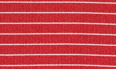 Cutter & Buck Geo Pattern Performance Recycled Polyester Blend Polo In Cardinal Red