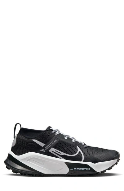Shop Nike Zoomx Zegama Trail Running Shoe In Black/ White