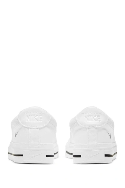 Shop Nike Court Legacy Sneaker In White/ Black