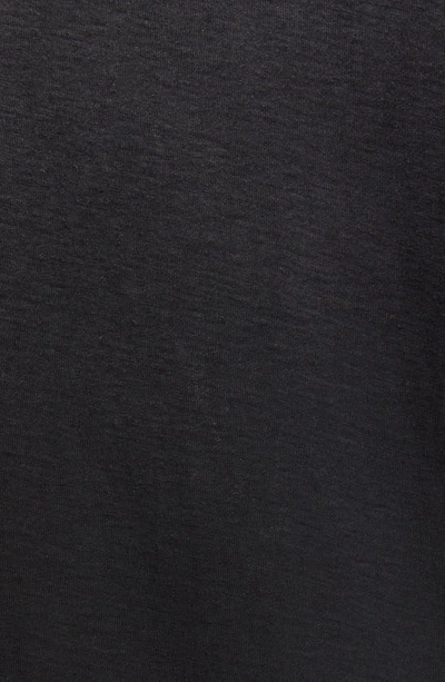 Acne Studios Men Crew Neck T-shirt With Print In Faded Black