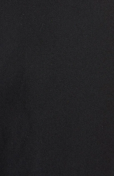 Shop Balmain Grain De Poudre Wool Miniskirt In Black