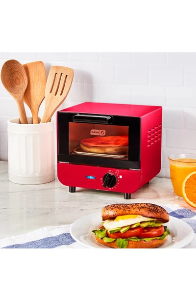 Shop Dash Mini Toaster Oven In Red
