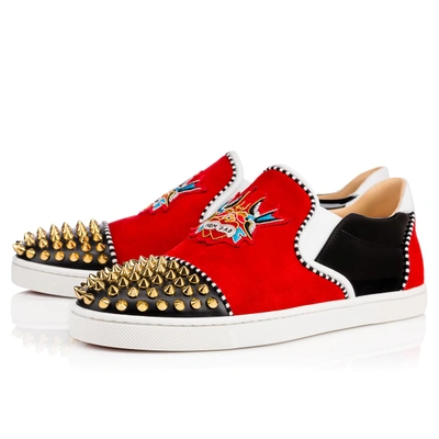 Christian Louboutin Naza Mom And Dad Woman Veau Velours Multi Veau 