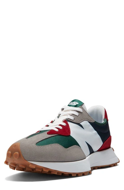 Shop New Balance Gender Inclusive 327 Sneaker In Marblehead/ Team Forest Green
