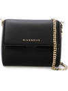 Givenchy Pandora Box Micro Leather Shoulder Bag In Black