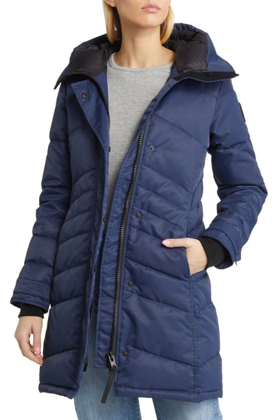 Shop Canada Goose Lorette Water Repellent 625 Fill Power Down Parka In Stillwater Blue