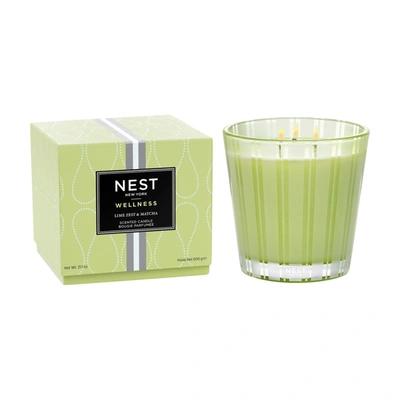 Shop Nest Lime Zest And Matcha Candle In 21.2 oz (3-wick)