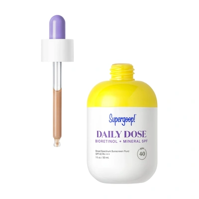 Shop Supergoop Daily Dose Bioretinol And Mineral Spf 40 In Default Title