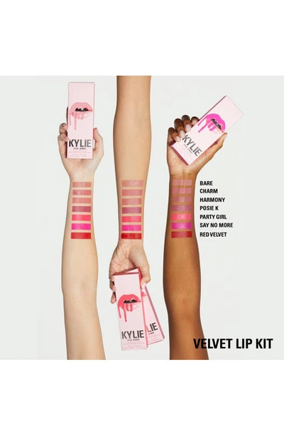 Kylie Skin Velvet Lip Kit In 100 Posie K