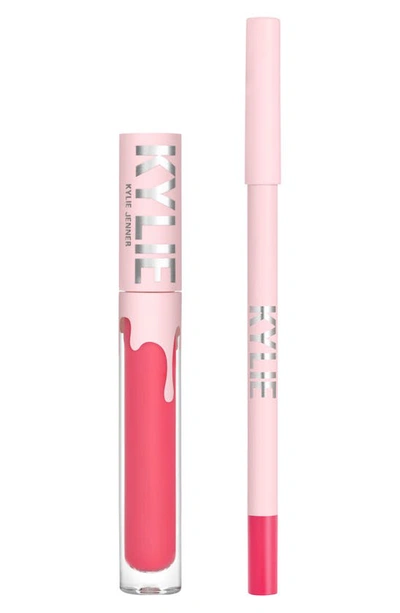 Kylie Skin Velvet Lip Kit In 203 Party Girl