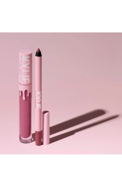 Kylie Skin Velvet Lip Kit In 100 Posie K