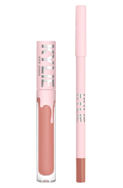 Kylie Skin Velvet Lip Kit In 700 Bare