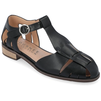 Shop Journee Collection Women's Azzaria Flats In Black