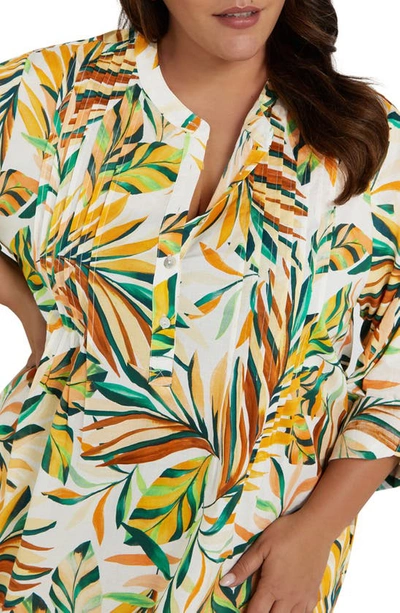 Artesands Gershwin Cover-up Shirtdress In Multi