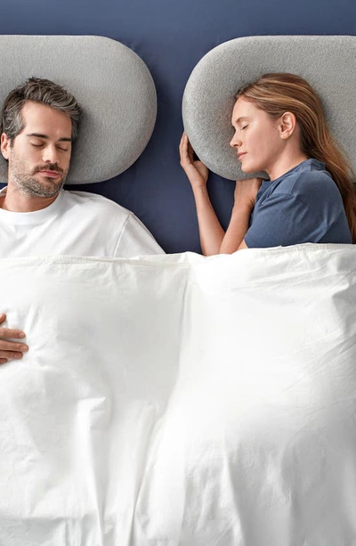 Shop Ostrichpillow Memory Foam Bed Pillow In Light Grey