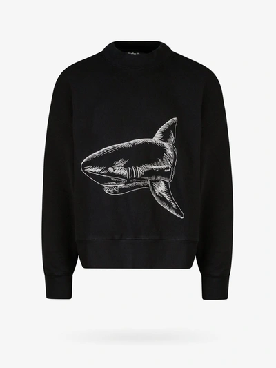 Shop Palm Angels Sweatshirt In Black