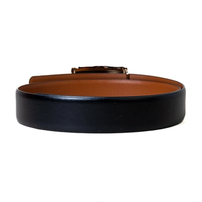 Shop Roger Vivier Buckle Belt Black In 70 Cm