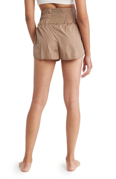 Shop Free People Fp Movement The Way Home Shorts In Mushroom