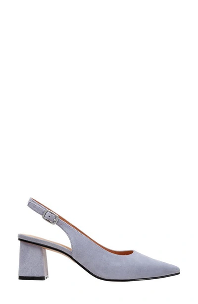 Shop Lisa Vicky Zee Pointed Toe Slingback Pump In Lavender