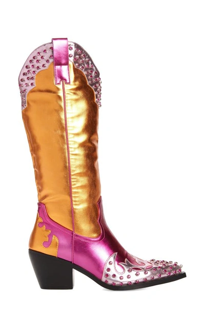 Shop Azalea Wang Knox Western Boot In Pink
