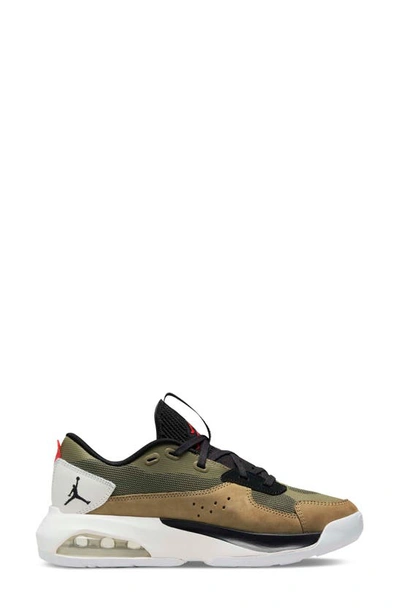 Shop Nike Jordan Air 200e Sneaker In Medium Olive/ Red/ White