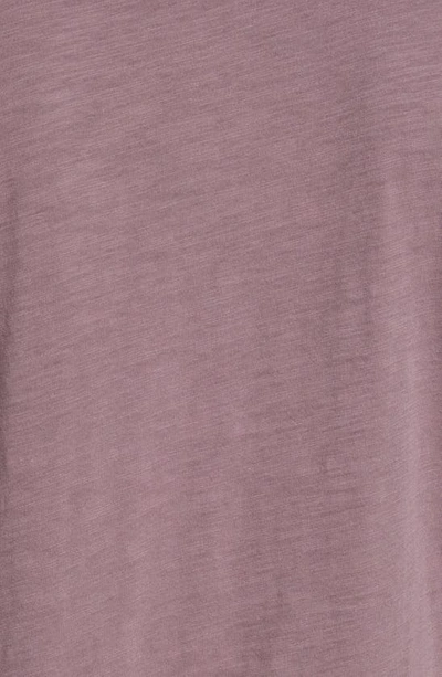 Shop John Varvatos Victor Solid Slub Cotton Polo In Purple Hale